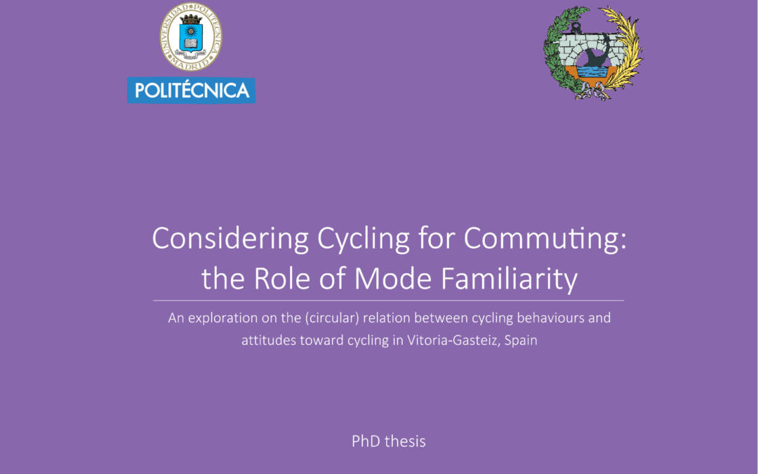 Considering cycling for commuting: the role of mode familiarity