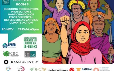 COP29 Side Event: Recognizing, Protecting, and Empowering Environmental Defenders